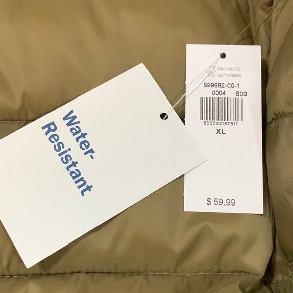 Old Navy Men’s Performance Puffer Jacket Size XL - Picture 4 of 5